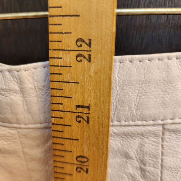 Vintage Leather Octopus Skirt with Hand Painted Purple Tentacles 4 - Picture 5 of 6